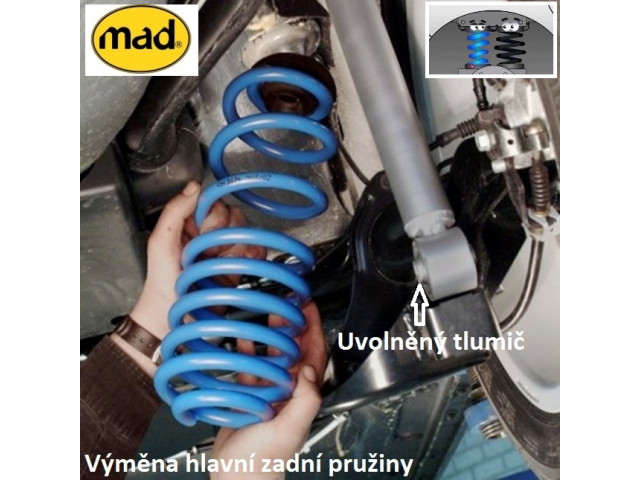 Zátěžové pružiny  Hyundai i 30 CW, Combi - zadní náprava