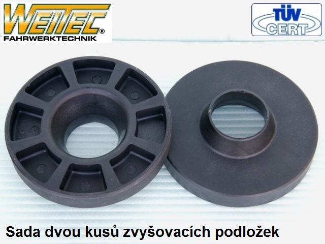 Zvyšující a zvyšovací podložky   VW Jetta III, IV - zadní náprava +20mm