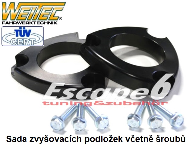 Zvyšující podložky   Seat Ibiza - přední náprava +20mm