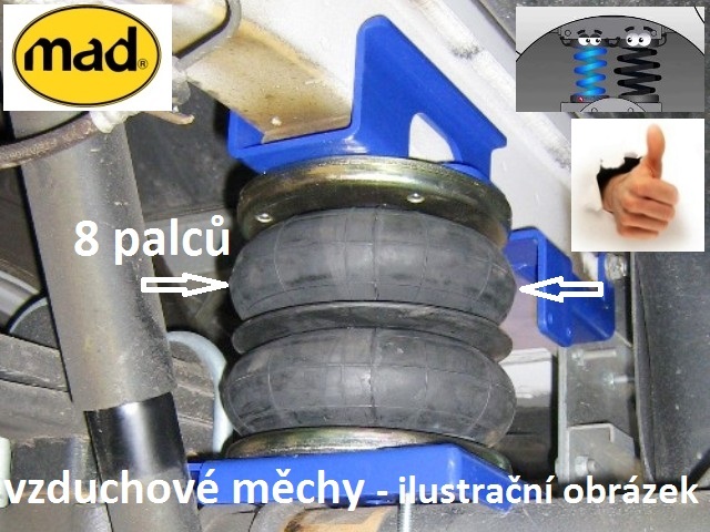 Vzduchové měchy   Mitsubishi L200 - od 2015 - MAD