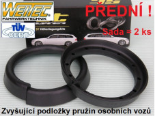 Zvyšující a zvyšovací podložky VW Golf IV 4x4 HB, Combi - přední náprava +15mm