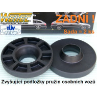 Zvyšující a zvyšovací podložky   VW Touran I - zadní náprava +30mm