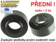 Zvyšující a zvyšovací podložky Seat Ibiza - přední náprava +20mm - od 2008