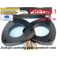 Zvyšující a zvyšovací podložky Seat Leon - přední náprava +20mm - od 2012