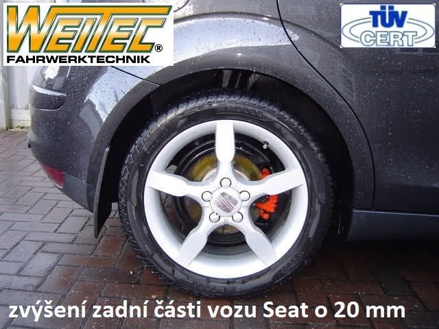 Zvyšující a zvyšovací podložky Peugeot 406 Sedan, Combi - zadní náprava +30mm