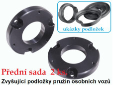 Zvyšující a zvyšovací podložky Ford Focus HB, Sedan - MK1, MK2 - přední náprava +20mm