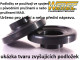 Zvyšující a zvyšovací podložky Fiat Sedici - zadní náprava +20mm