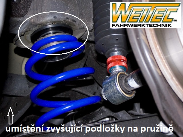 Zvyšující podložky   Hyundai Santa Fe I - přední náprava +30mm