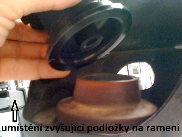 Zvyšující a zvyšovací podložky Fiat Sedici - zadní náprava +20mm