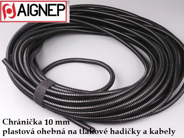 Chránička PU 10 mm - ohebná 