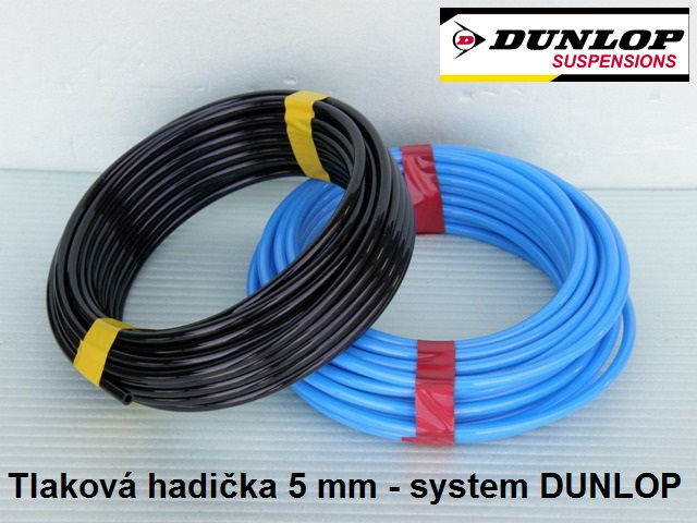 Hadička PU 5 mm - tlaková (10 bar) - modrá, černá 