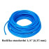 Hadička PU 1/4'' (6.35 mm) - tlaková - MODRÁ