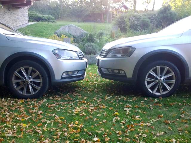 Zvyšující a zvyšovací podložky VW Passat B5.5 - 4WD - přední náprava +20mm - 2000 až 2005 - tlumiče 47mm