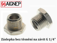 Záslepka, závit 1/4"