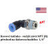 Připojovací kolínko, vnější závit 1/8'' NPT na hadičku 1/4'' (6,35mm)
