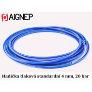 Hadička PE 4 mm - tlaková (20 bar) - modrá 