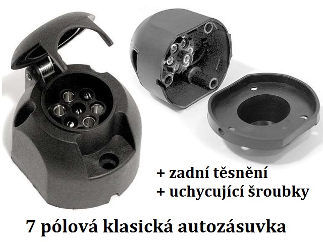 Zásuvka 7 pólů - standard