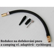 Adaptér dofukování pneu a camping na rychlospojku DN 7,2 (II)