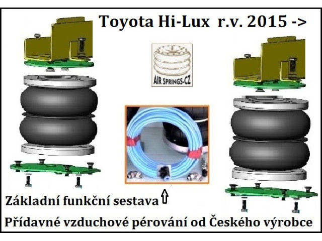 Vzduchové měchy   Toyota Hi-Lux  4WD (od 2015->) - CZ