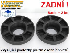 Zvyšující a zvyšovací podložky Ford Mondeo Combi IV - 2007 až 2014 - zadní náprava +20mm
