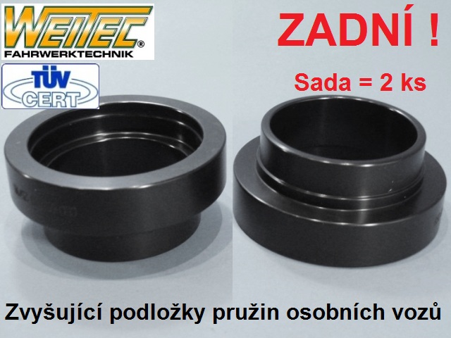 Zvyšující podložky   Citroen C4 - od 2010 - zadní náprava +20mm