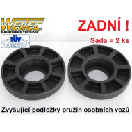Zvyšující a zvyšovací podložky   Seat Ateca - zadní náprava +30mm